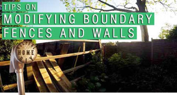 Modifying Boundary Fences and Walls