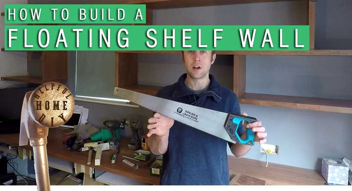 How To Build A Floating Shelf Wall