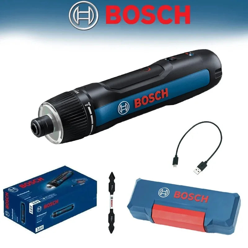 BOSCH GO 3 Cordless Screwdriver – 3.6V Lithium-ion with Box | Professional Tool Set